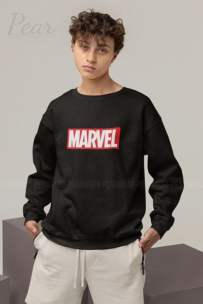 Pear Wear Мъжки суитшърт с принт MARVEL