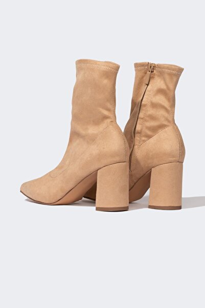 DeFacto Dámské boty na zip s vysokou podrážkou z umělé kůže A8400Ax23Au