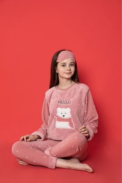 Asel Children's Fleece Pajama Set