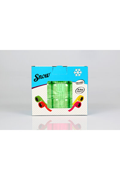 BARKOD DEPOSU ملصق سعر الثلج (ملصق موتكس) أخضر 600 لتر ملفوف 36 لفة