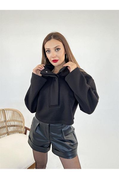Lukas 5601 Model Sweat-Black Color Hanorac