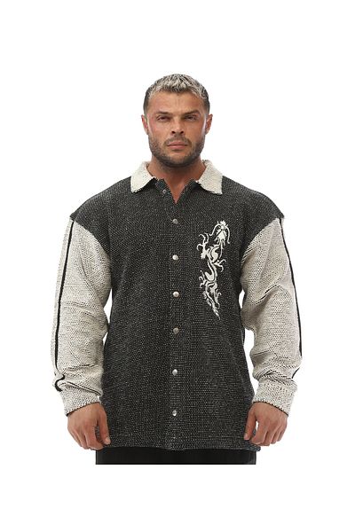 Big Sam Knitted Textured Winter Sports Shirt 5031