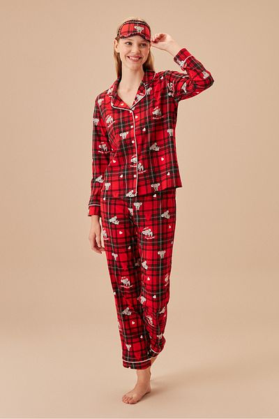 SUWEN Set de pijamale masculine Koalina