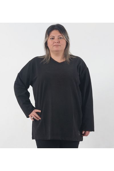 rood Μακρυμάνικο Unisex Φούτερ μεγάλου μεγέθους