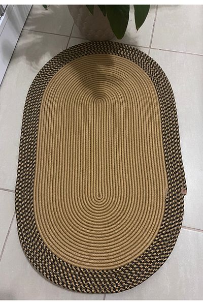 naylişhome A doorway with a jute straw tricot, bathThe KitchenSalonLiving room floor mat, modern rug, souvenir