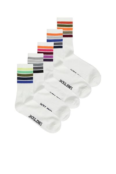 Jack & Jones Чифт от 5 чорапи 12179475 Jacbasic Rainbow