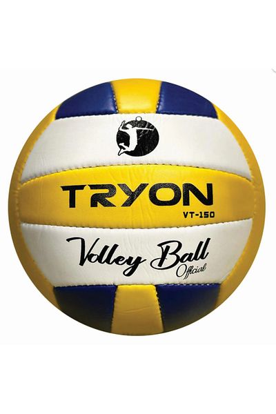 TRYON Yellow-Navy Blue Volleyball Ball Vt-150 Vt-150