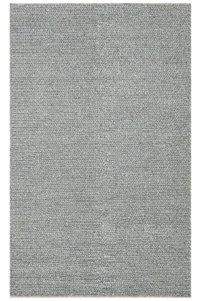 Eko Halı Jade Basketweave Grey Yün ile üretilen örme el halısı.