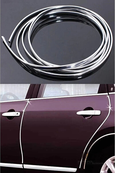 Tiger Marketing 2 Metre U Tipi Krom Nikelaj Elkamet Şerit Çıta .