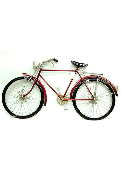 erseyy Red Vintage Bicycle Board - Home and Office Gift Decorative