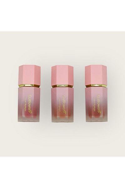 GulFlower 3-Piece Liquid Blush Set with Sponge