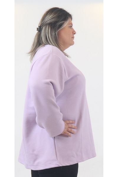 rood Μακρυμάνικο Unisex Φούτερ μεγάλου μεγέθους