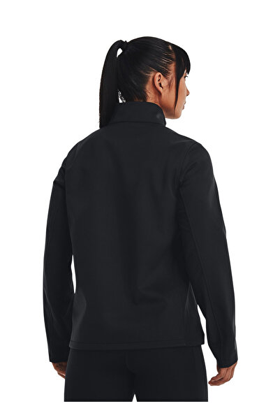 Under Armour Black - Gray Women's Hooded Coat 1371594 Ua Cgi Shield 2.0