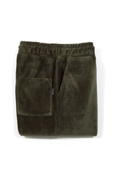 Cottonland Trening pentru bărbați BORIS, talie normală, groasă, fleece, VERDE KHAKI