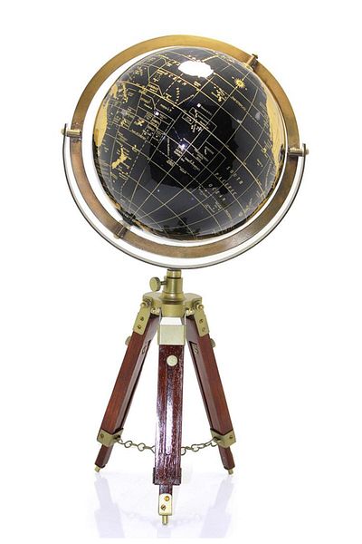 erseyy Rotating Decorative World Globe Map with Tripod Stand Gift