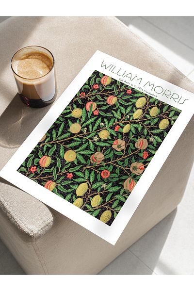 Postifull William Morris Σκούρο Πράσινο Αφίσα - Σειρά Τέχνης - Φάρα χωρίς πλαίσιο