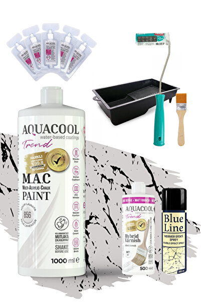 Aquacool Trend Akrilik Boya Seti - Fayans Boyama Seti - Tezgah Boyama Seti - ...