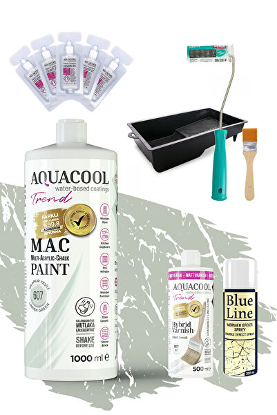 Aquacool Trend Akrilik Boya Seti - Fayans Boyama Seti - Tezgah Boyama Seti - ...