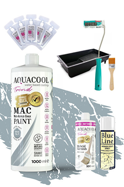 Aquacool Trend Akrilik Boya Seti - Fayans Boyama Seti - Tezgah Boyama Seti - ...