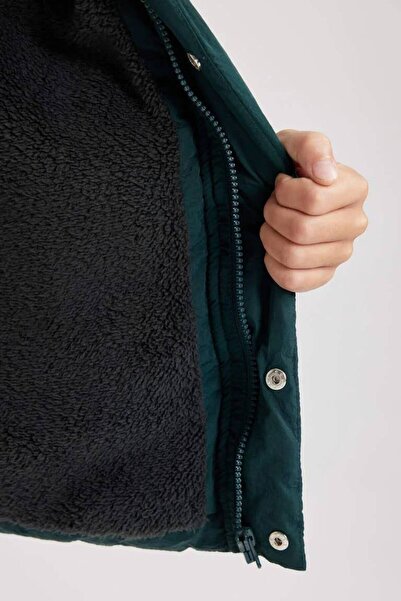 DeFacto A2738A8/GN1104 Defacto Erkek Çocuk Mont D.GREEN
