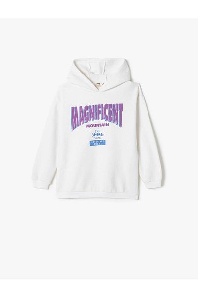 Koton 4wkg10251ak Girl Sweat Ecru