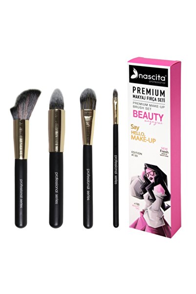 nascita Pro Premium set četkica za šminku od 4 delova: rumenilo, korektor, ko...