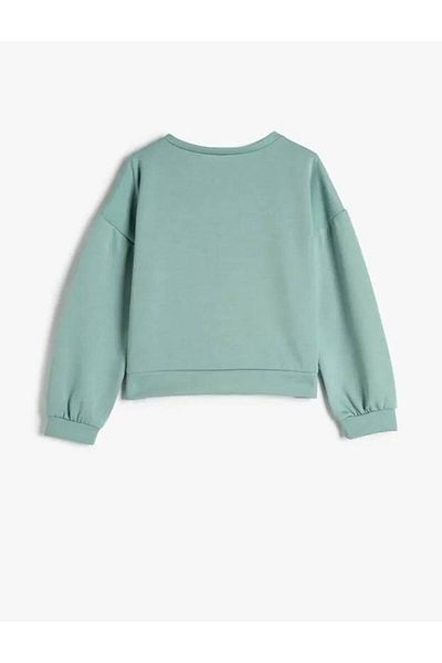 Koton 4WKG10330AK Koton Dívčí Sweat MODRÁ