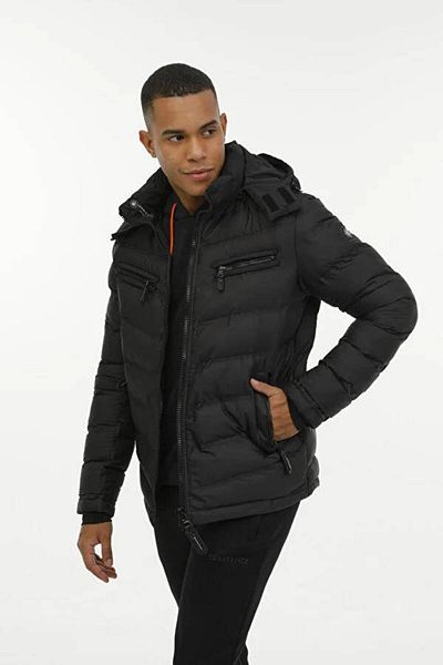 lumberjack أ10139861908010101398619 3W Ml Everest Coat 3Pr Lumberjack معطف رجالي أسود