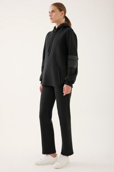 Perspective Annemarie Black Color Women's Tracksuit Top