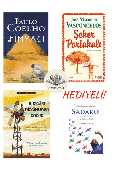 Beyaz Balina Yayınları Simyacı- Şeker Portakalı- Rüzgarı Dizginleyen Çocuk- S...