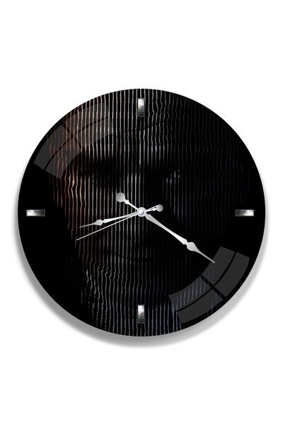 EMYA HOME Ρολόι από γυαλί Ataturk - 40 εκ