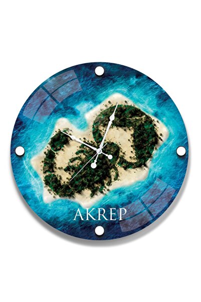 EMYA HOME Ceas din sticlă Scorpion - 40 cm