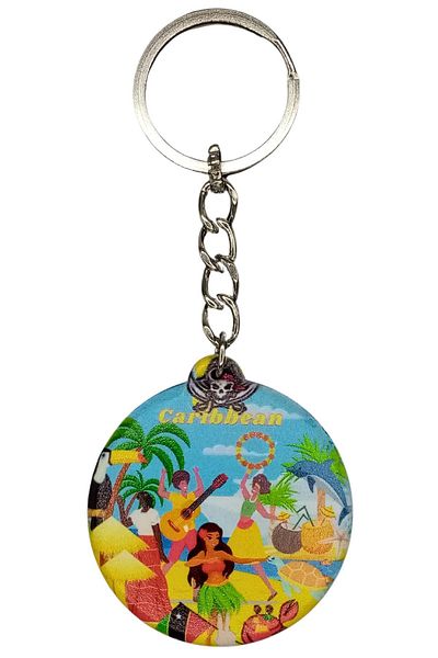 Dünyadan Hediyeler Caribbean Themed Keychain Cover Opener