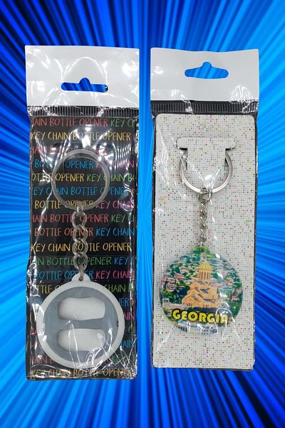 Dünyadan Hediyeler Georgia Themed Keychain Cover Opener