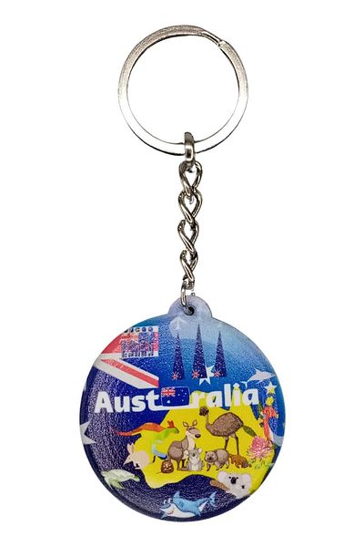 Dünyadan Hediyeler Australia Themed Keychain Cover Opener