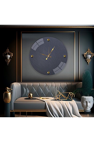 EMYA HOME Klasik Cam Saat - 60 cm