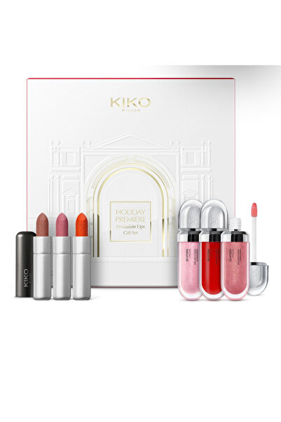 Kiko HOLIDAY PREMIÈRE IRRESISTIBLE LIPS GIFT SET hediye seti: 3 mat ruj ve 3 ...