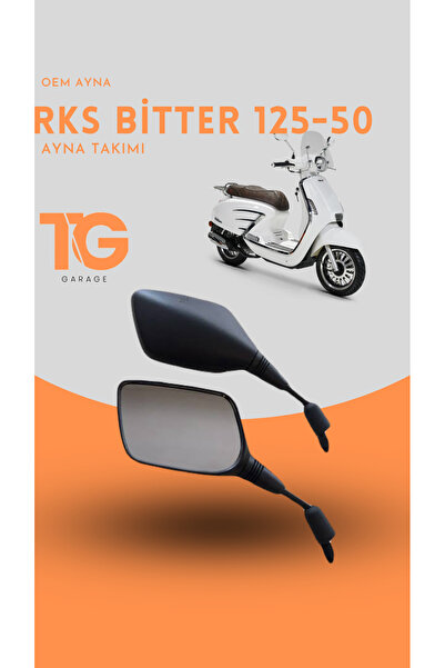 OEM Rks bitter 125-50cc ayna takımı Uyumlu