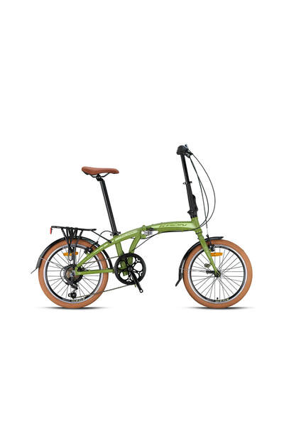 Kron Fd750 20 Jant Katlanır Bisiklet Kırmızı-Siyah