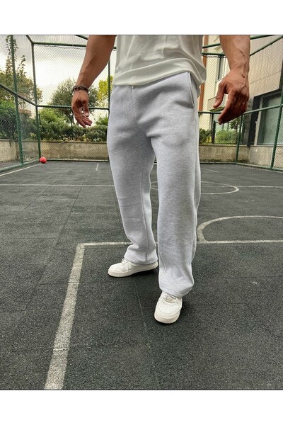 FİTGO Pantaloni de sport sezonieri, oversize, cu 2 fire
