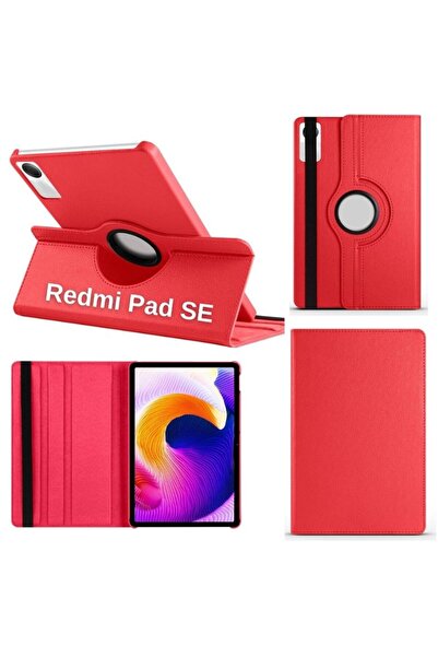 Nezih Case Xiaomi Redmi Pad SE Uyumlu 360 Koruma Dönebilen Rotating Stand Sun...