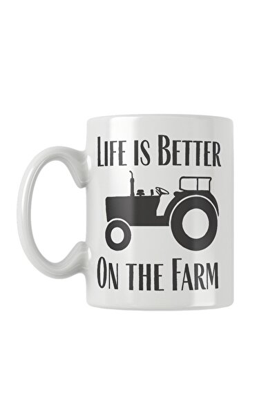 qoeuyl boutique كوب مطبوع عليه هدية المزارع من Life Is Better On The Farm