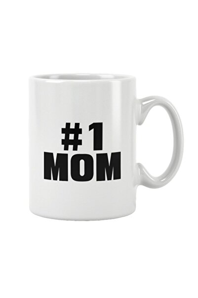 qoeuyl boutique Number One Mom Mother's Day Gift Printed Mug