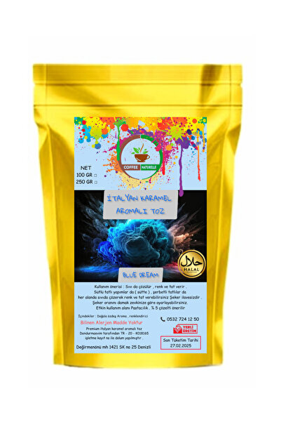coffee Naturelle Italyan Karamel Aroma Verici - Renk Ve Tat Verir - 100 gr - ...