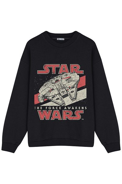 GreenMint Unisex Oversize Sweatshirt Millennium Falcon Returns