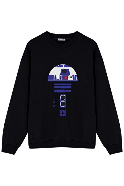 GreenMint Unisex Oversize Sweatshirt Star Wars R2-D2 Costume
