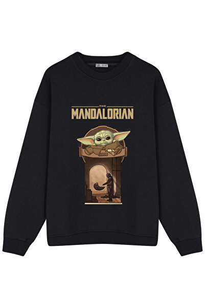 GreenMint Unisex Oversize Sweatshirt The Mandalorian Baby Yoda