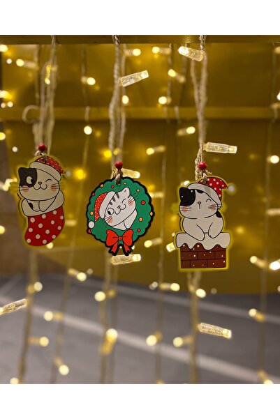 Smyrna هدية رأس السنة، السنة الجديدة، زينة شجرة خشبية، زينة جدارية، زينة غرفة...