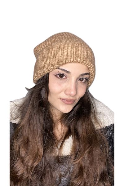 laviyonsa Women's-Men's Corded Winter Plain Wool Beret