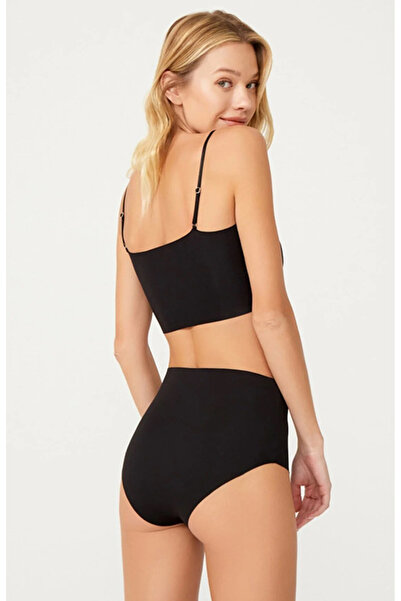 Berrak Chiloți din bumbac transparent cu talie înaltă pentru ameliorarea stomacului